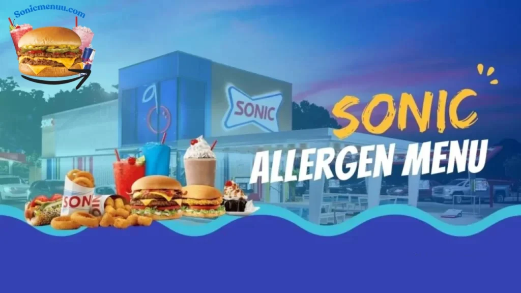 Sonic Allergen Menu